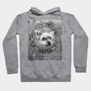 Funny Yorkie Design - Neighborhood Watch Yorkie Hoodie